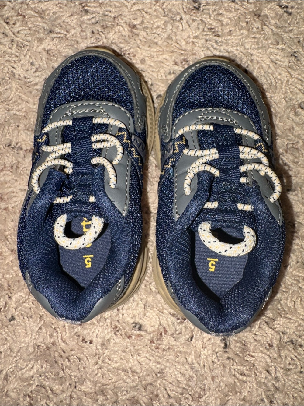 Carter’s Toddler Sneakers Size 5 Navy Blue Athletic Shoes